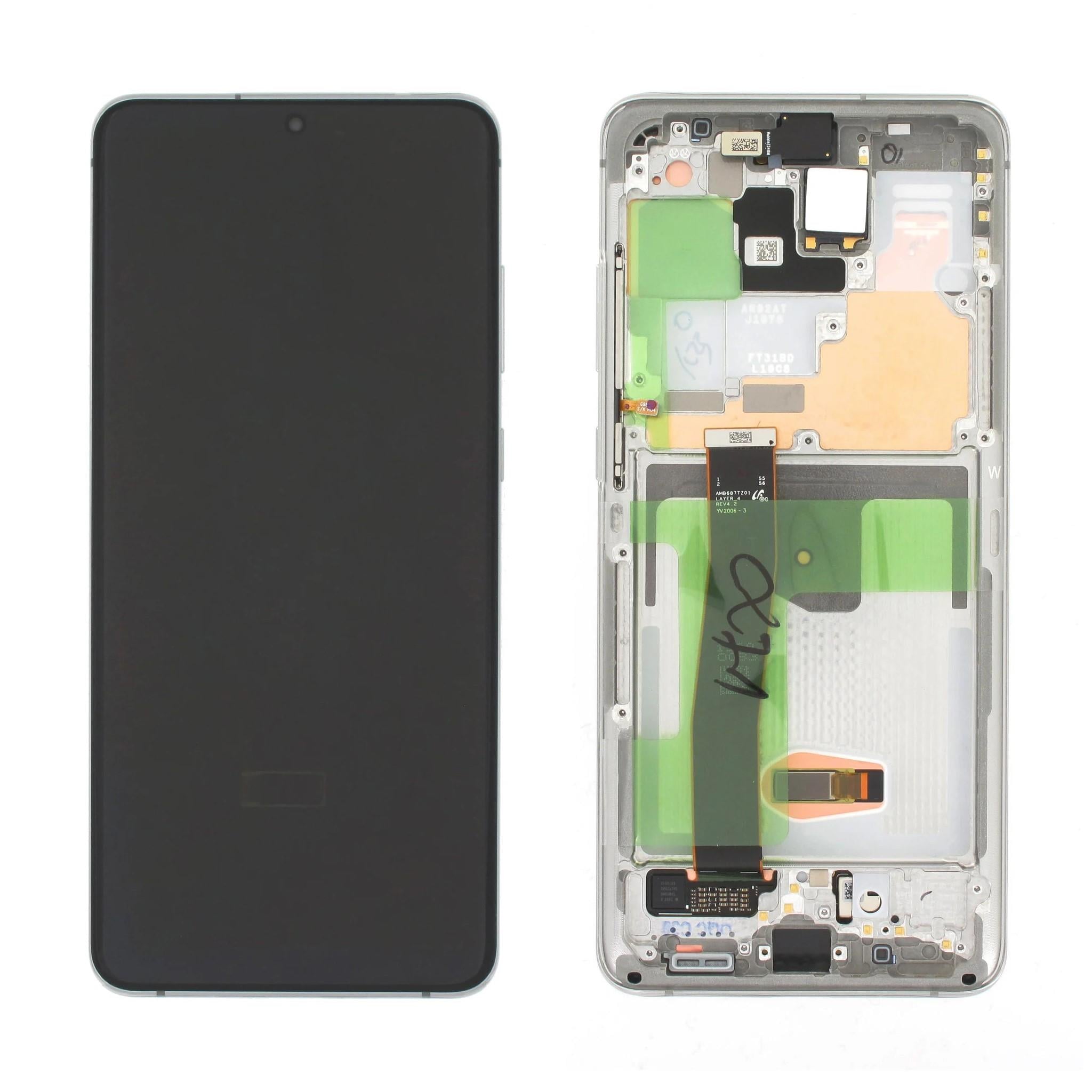 Samsung Galaxy S20 Ultra G988 Uyumlu Lcd Ekran Dokunmatik Gri Servis Gh82-22327b