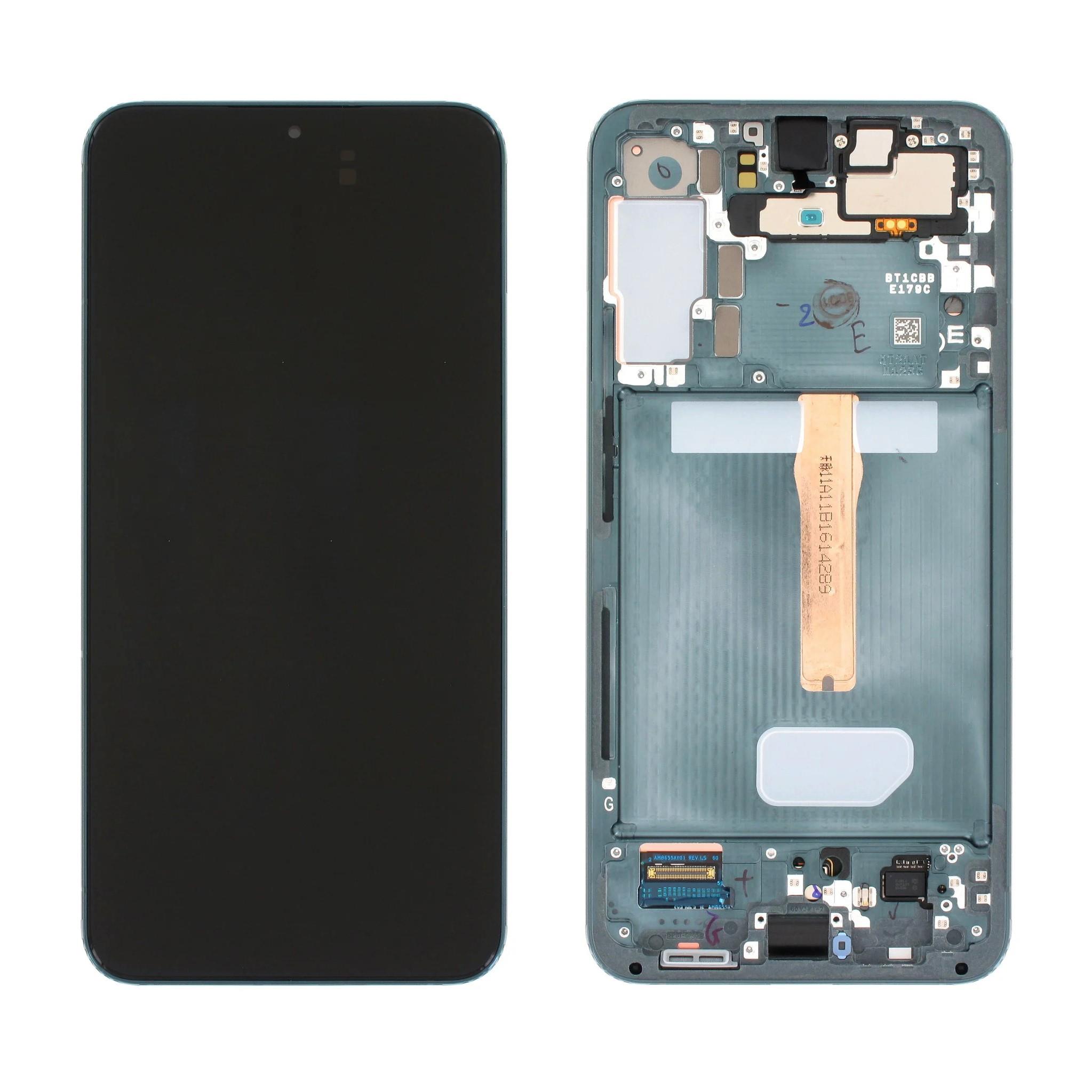 Samsung Galaxy S22 Plus S906 Uyumlu Lcd Ekran Dokunmatik Yeşil Servis Gh82-27501c