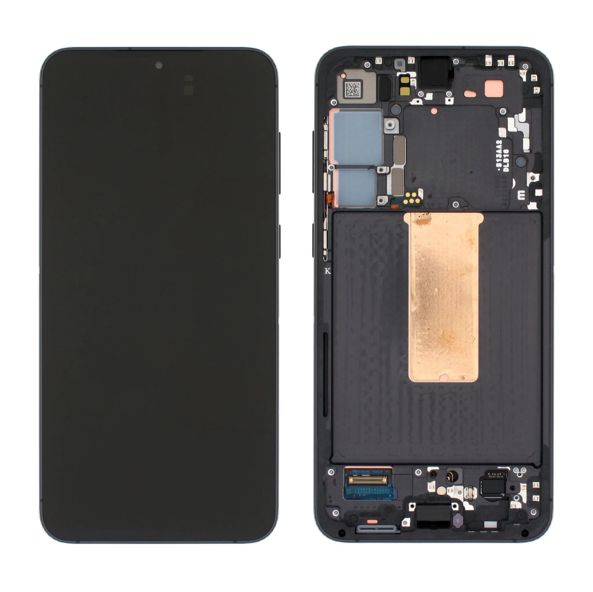 Samsung Galaxy S23 Plus 5g S916 Uyumlu Lcd Ekran Dokunmatik Siyah Servis Çıtalı GH82-30477A