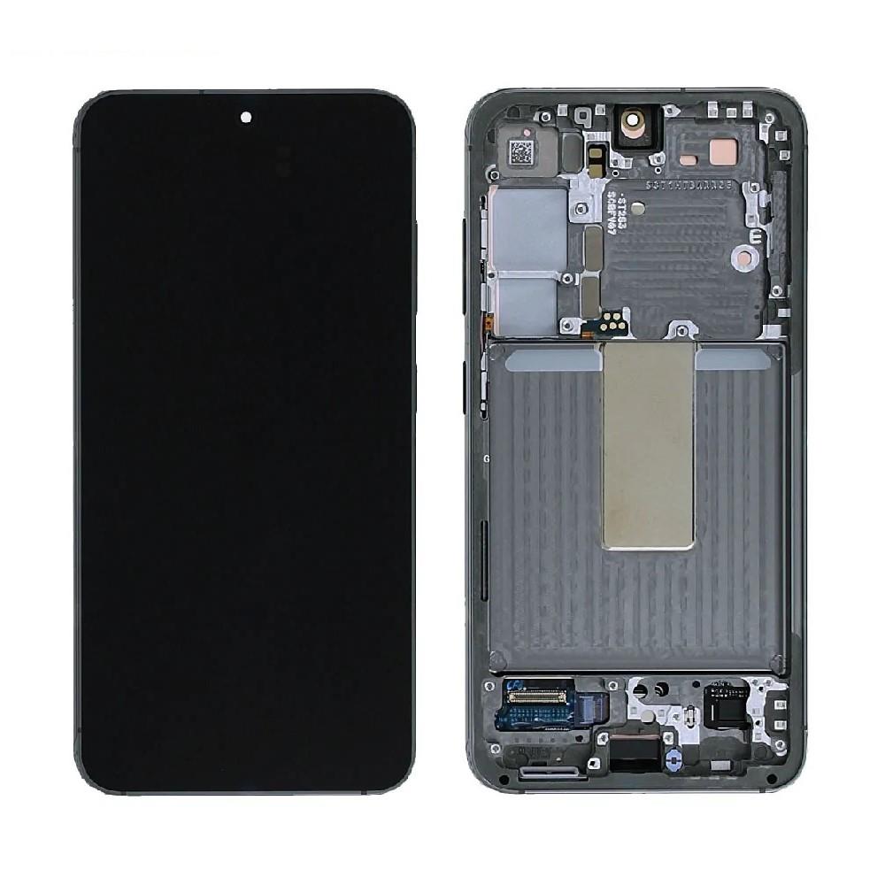 Samsung Galaxy S23 S911 Uyumlu Lcd Ekran Dokunmatik Yeşil Servis Çıtalı GH82-30481C