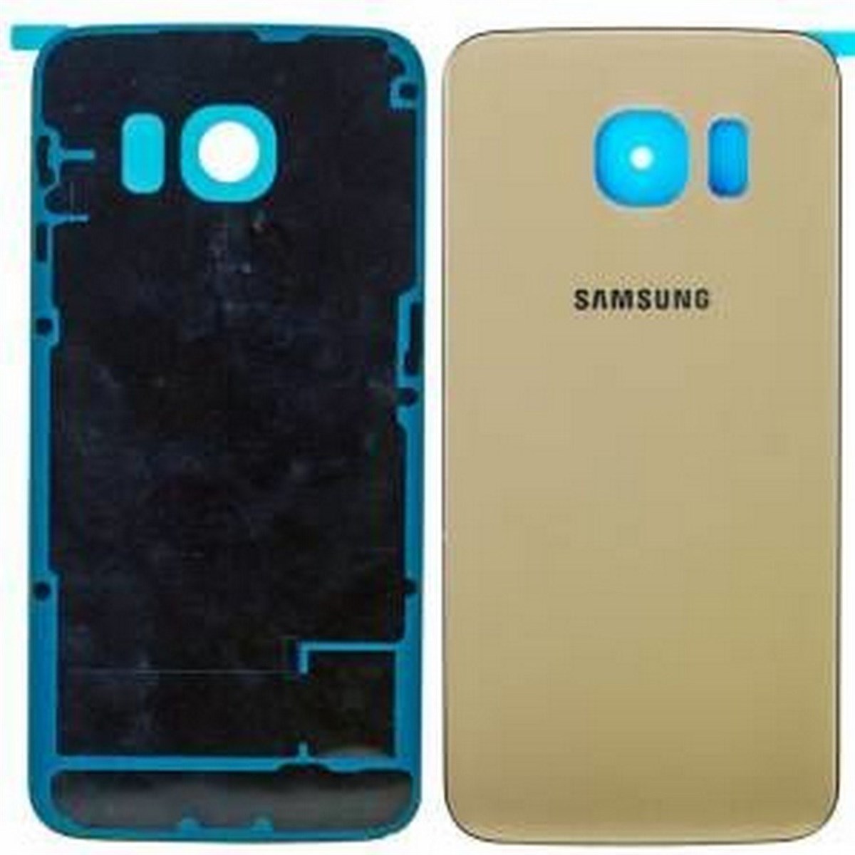 Samsung Galaxy S6 Edge G925 Kasa Kapak Gold Çıtasız