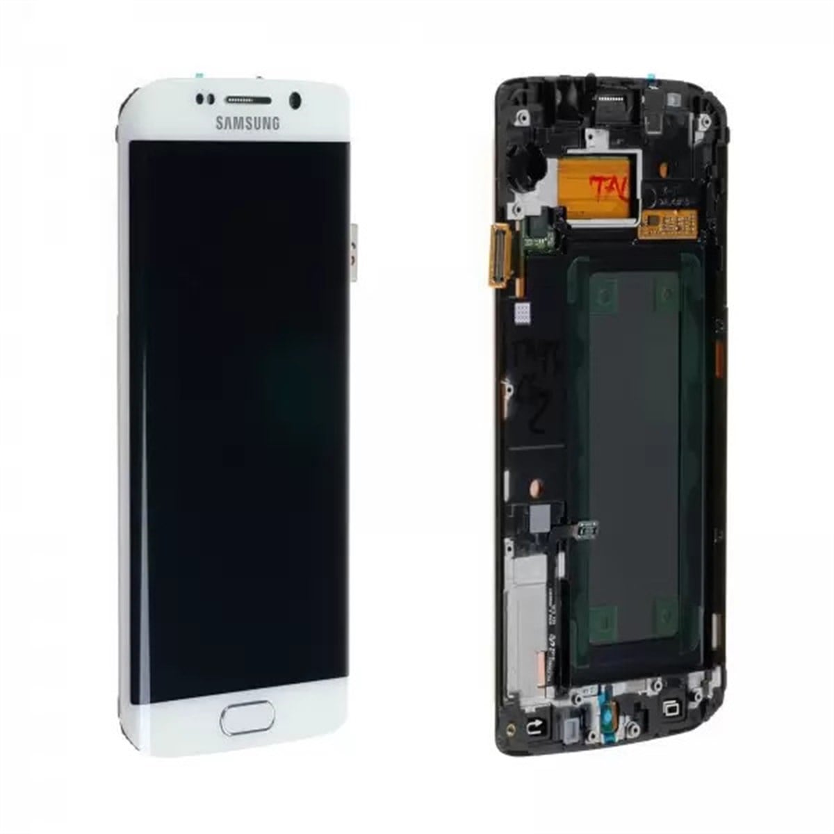 Samsung Galaxy S6 Edge G925 Lcd Ekran Dokunmatik Beyaz Servis GH97-17162B
