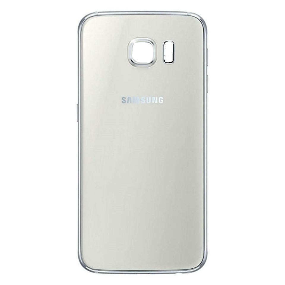 Samsung Galaxy S6 G920 Kasa Kapak Beyaz Çıtasız