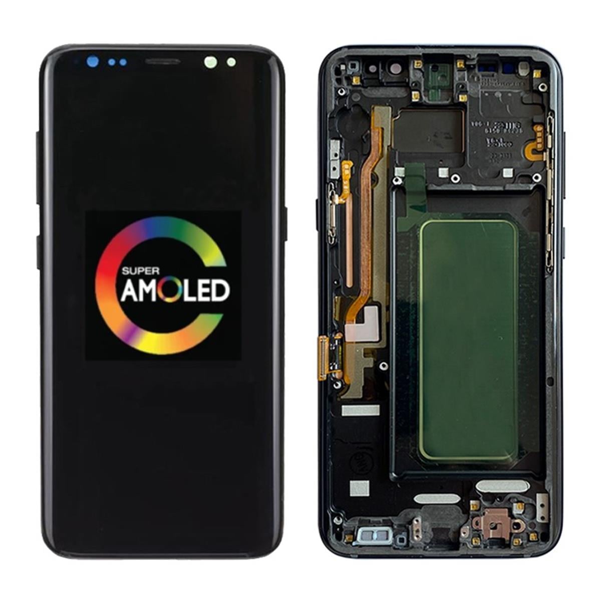 Samsung Galaxy S8 G950 Lcd Ekran Dokunmatik Siyah Servis GH97-20473A