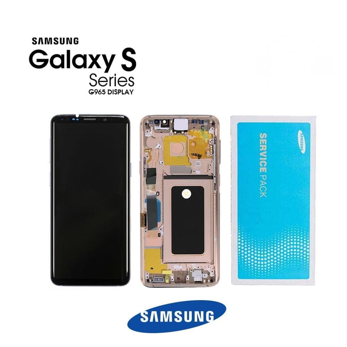 Samsung Galaxy S9 Plus G965 Lcd Ekran Dokunmatik Gold Servis GH97-21692E
