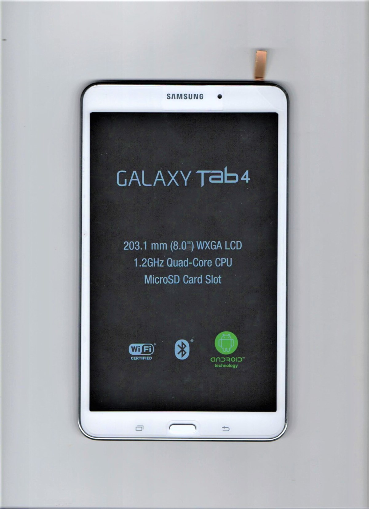 Samsung Galaxy Tab 4 8.0 T330 Lcd Ekran Dokunmatik Set Beyaz Kasalı