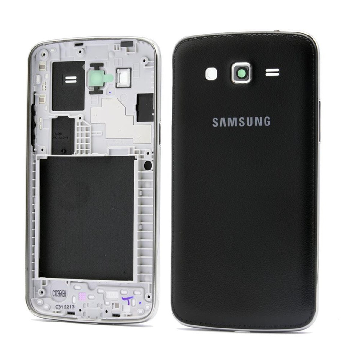 Samsung Grand 2 G7106 Kasa Kapak Siyah No Duos Çıtasız