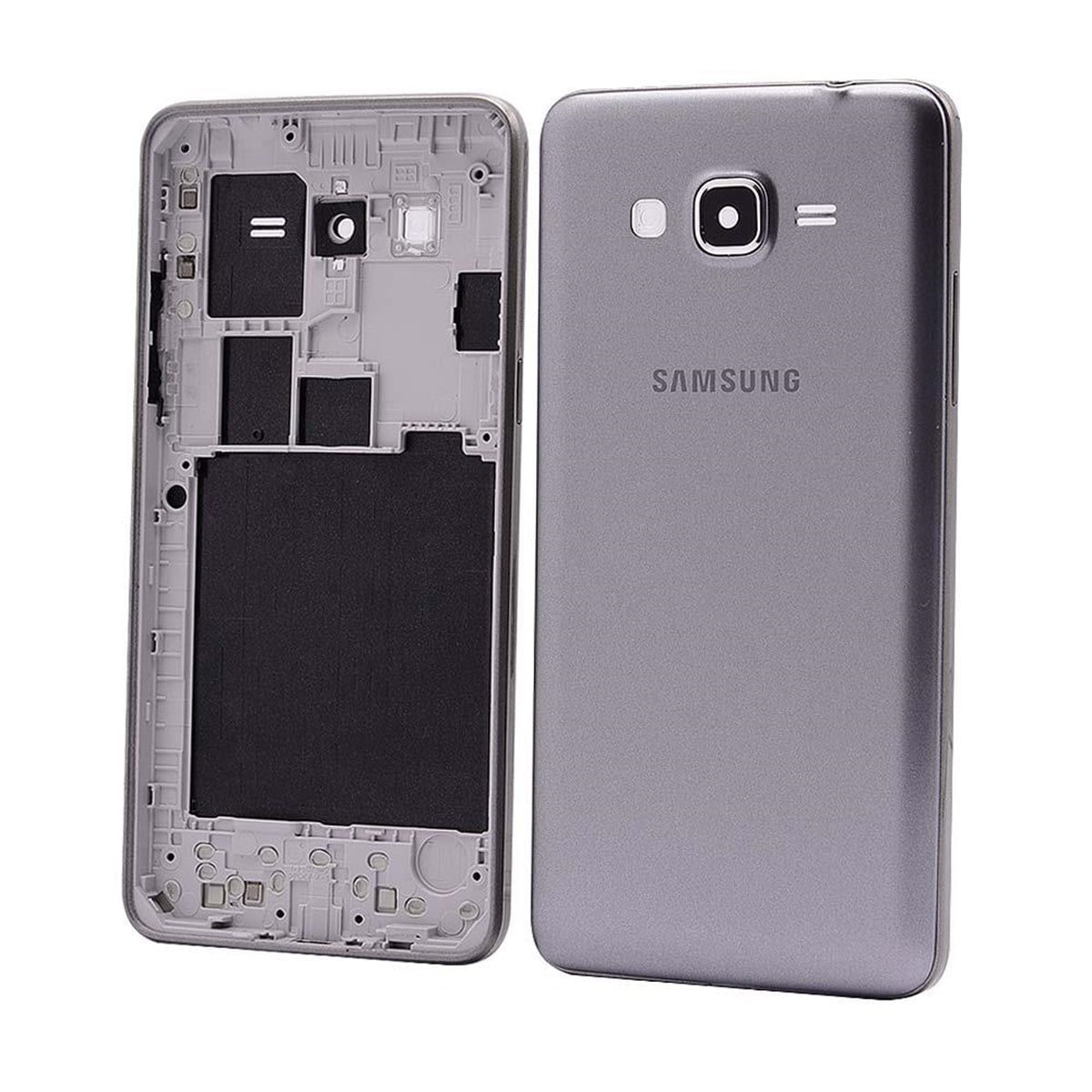Samsung Grand Prime G530 Kasa Kapak Gri No Duos Çıtasız
