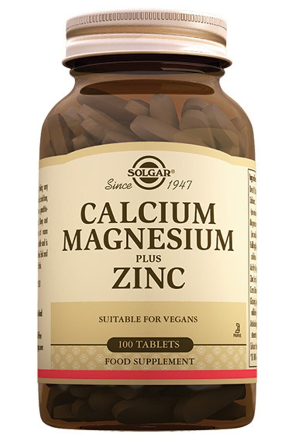 Solgar Calcium Magnesium Plus Zinc 100 Tablet