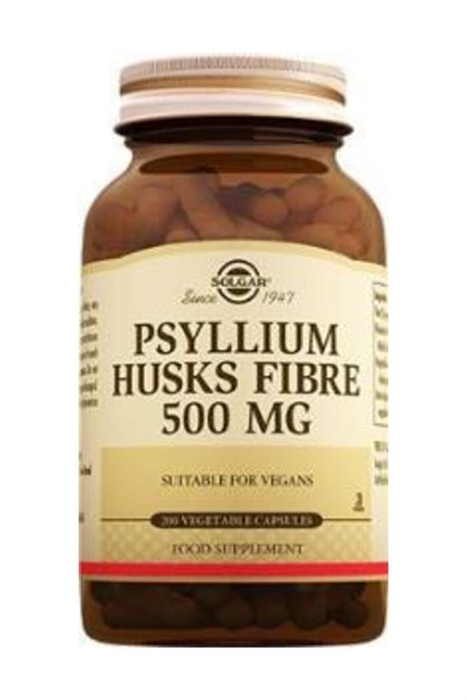 Solgar Psyllium Husks 500 mg 200 Kapsül