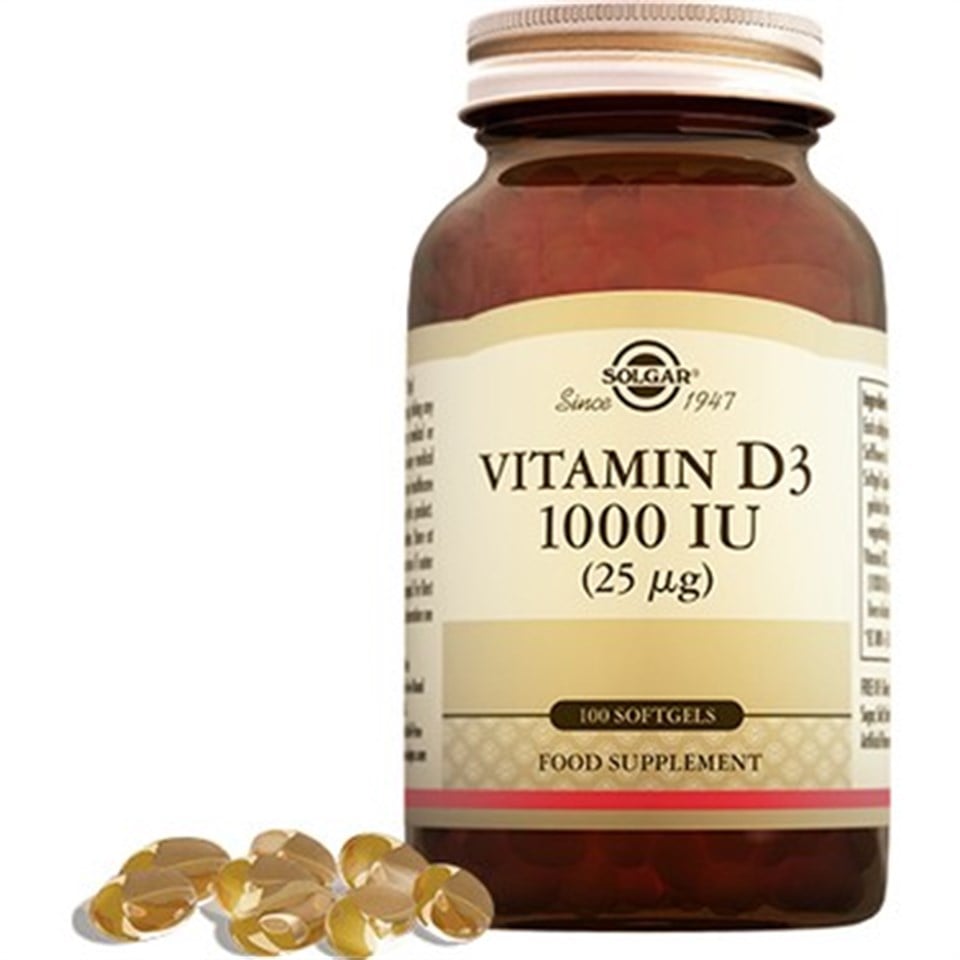 Solgar Vitamin D3 1000 IU 100 Tablet