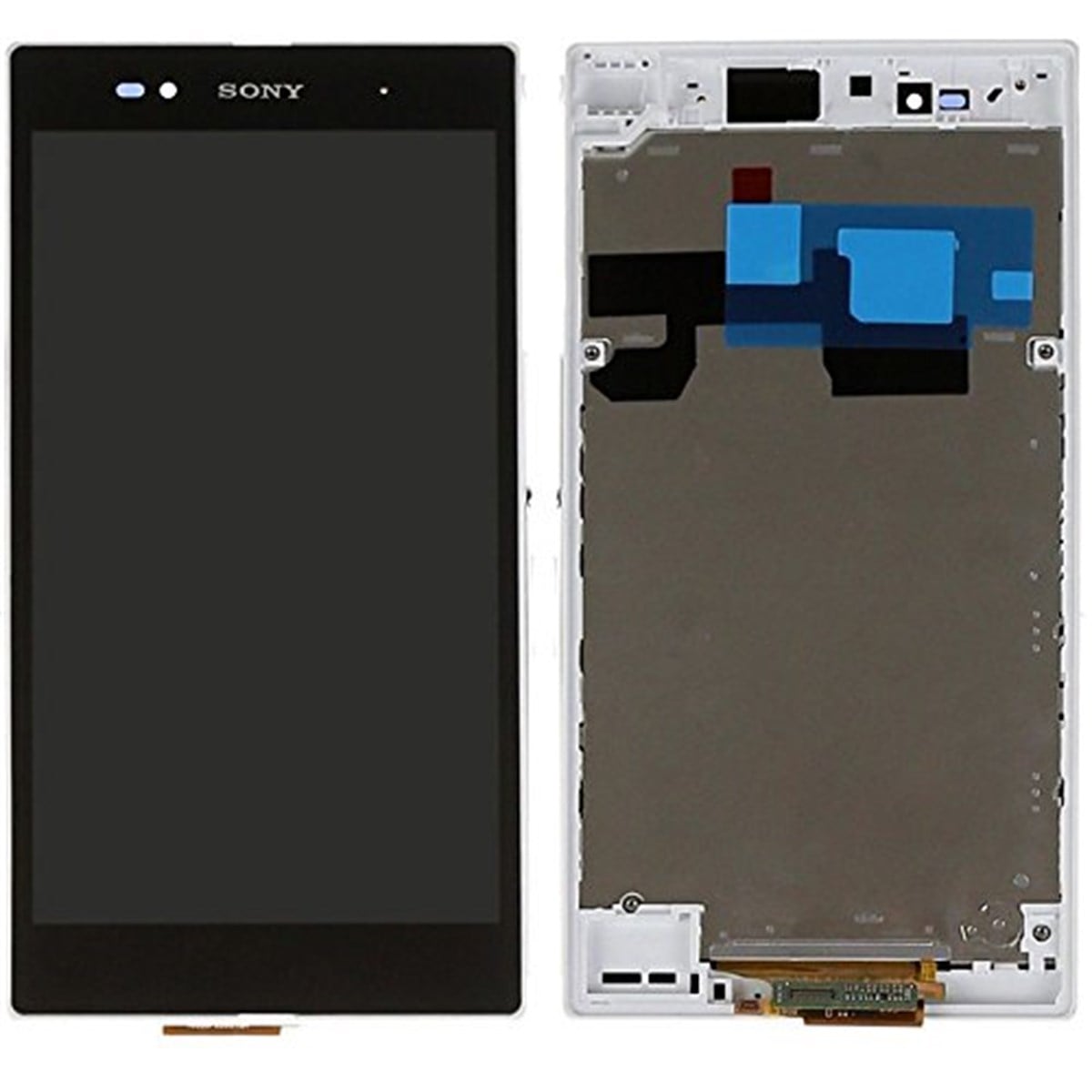 Sony Xperia Z Ultra Xl39 Lcd Ekran Dokunmatik Beyaz Çıtalı
