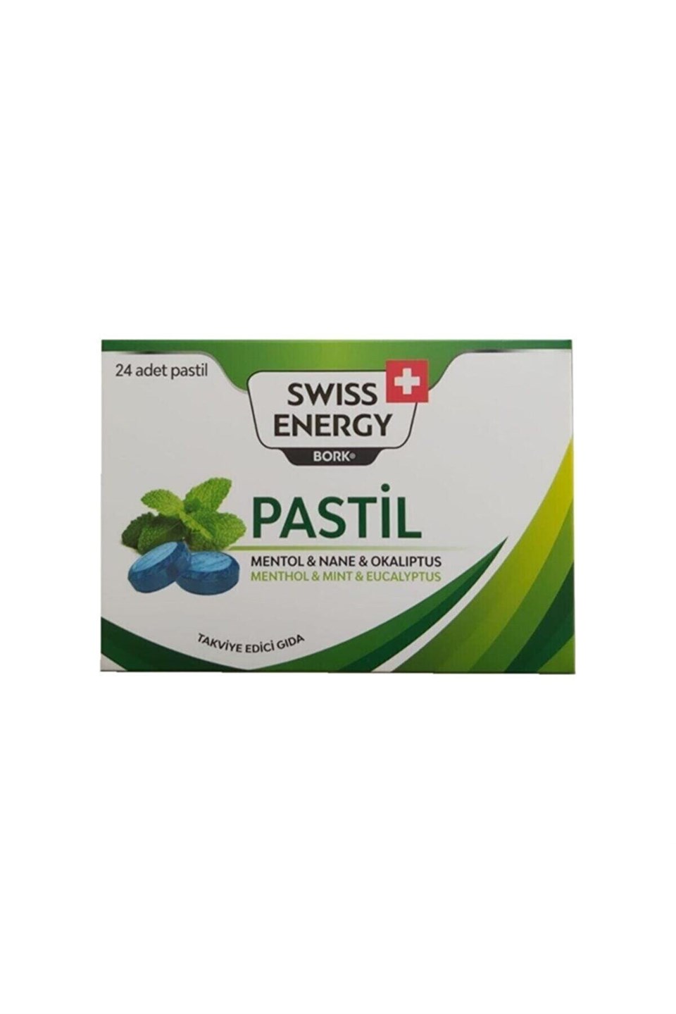 SWISS Bork Mentol & Nane & Okaliptus Pastil 24 Adet