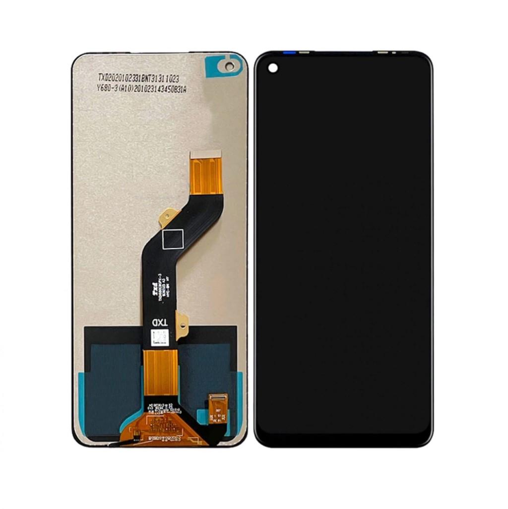 Tecno Camon 16 Lcd Ekran Dokunmatik Siyah Çıtasız