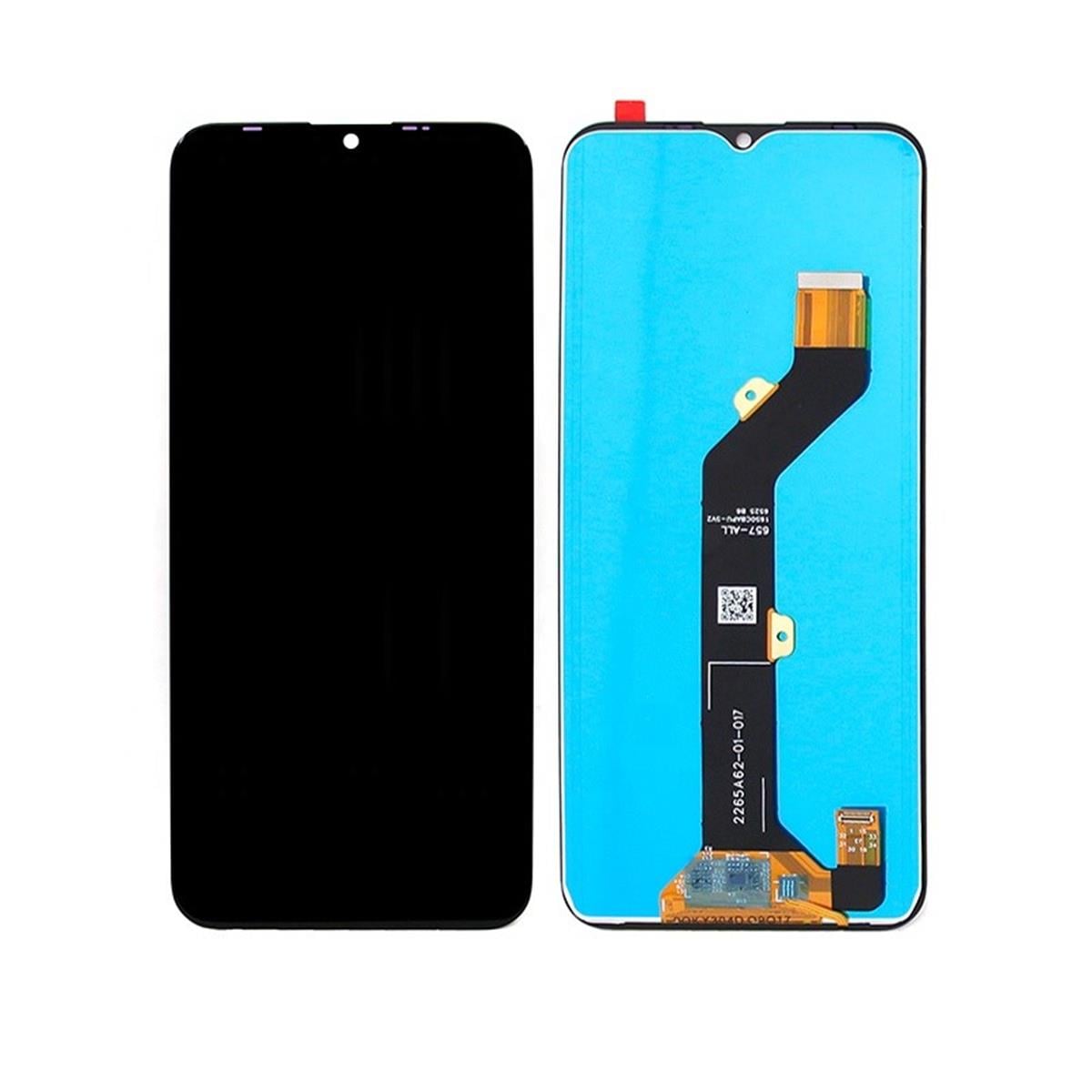 Tecno Spark 6 Go Uyumlu Lcd Ekran Dokunmatik Siyah Çıtasız