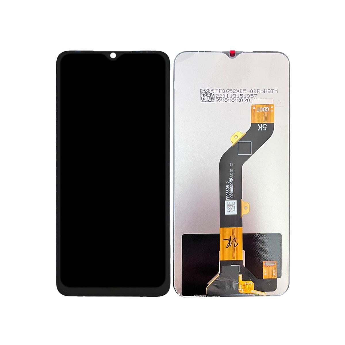 Tecno Spark 8c Lcd Ekran Dokunmatik Siyah Çıtasız