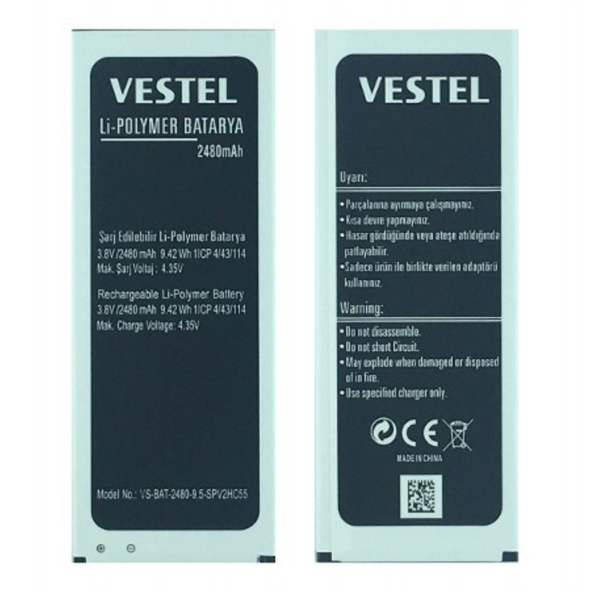 Vestel Venüs V3 5570 Batarya Pil