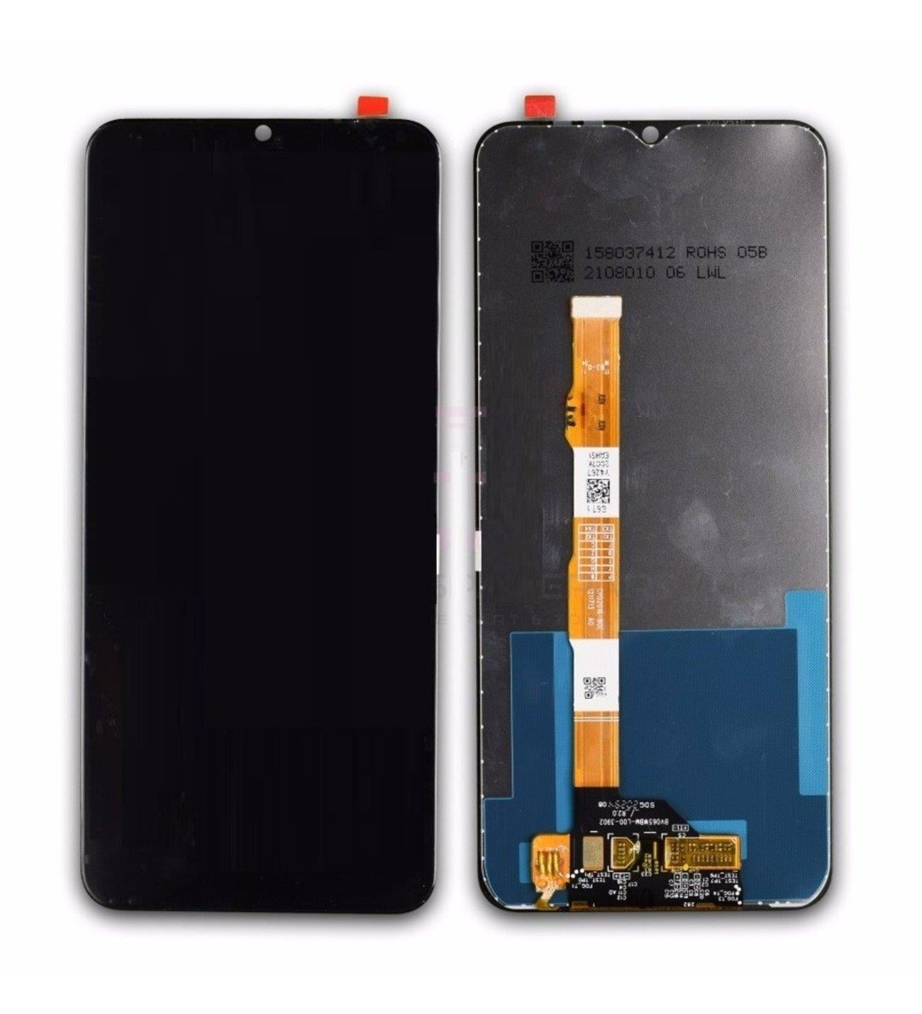 Vivo Y20s Uyumlu Lcd Ekran Dokunmatik Siyah Çitasız