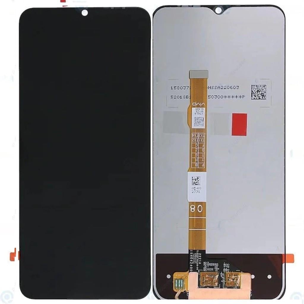Vivo Y22s Uyumlu Lcd Ekran Dokunmatik Siyah Çitasız Servis