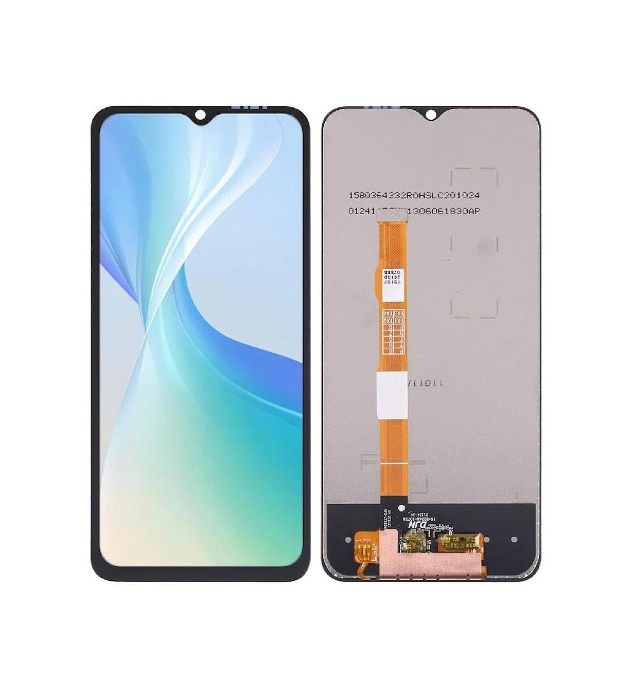 Vivo Y53s Uyumlu Lcd Ekran Dokunmatik Siyah Çitasız Servis
