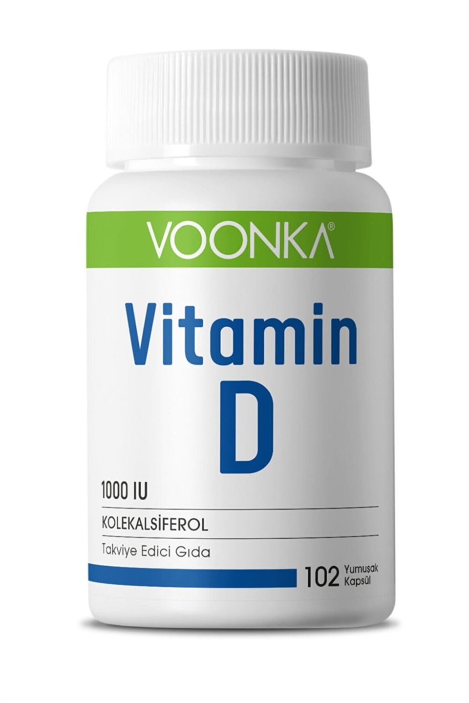 Voonka Vitamin D 102 Yumuşak Kapsül