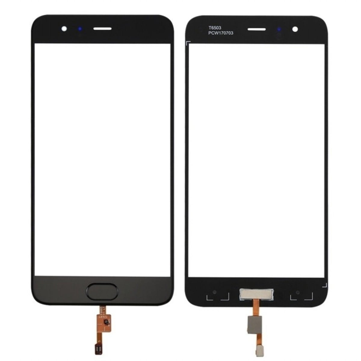 Xiaomi Mi 6 Dokunmatik Touch Siyah Parmak izli Çıtasız