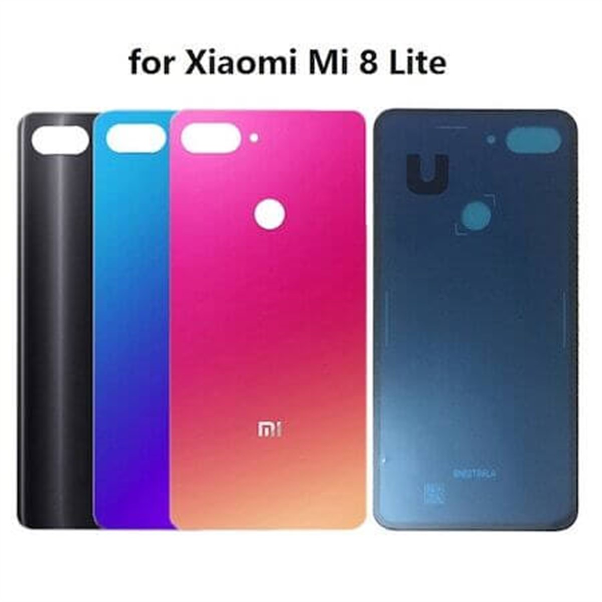 Xiaomi Mi 8 Lite Arka Kapak Siyah