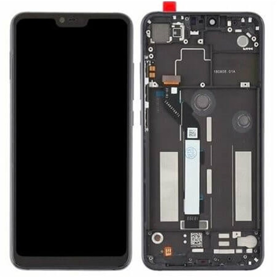 Xiaomi Mi 8 Lite Lcd Ekran Dokunmatik Siyah Çıtalı 