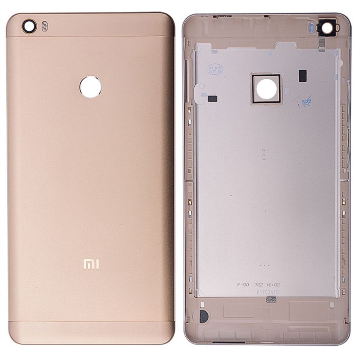 Xiaomi Mi Max Kasa Kapak Gold Çıtasız