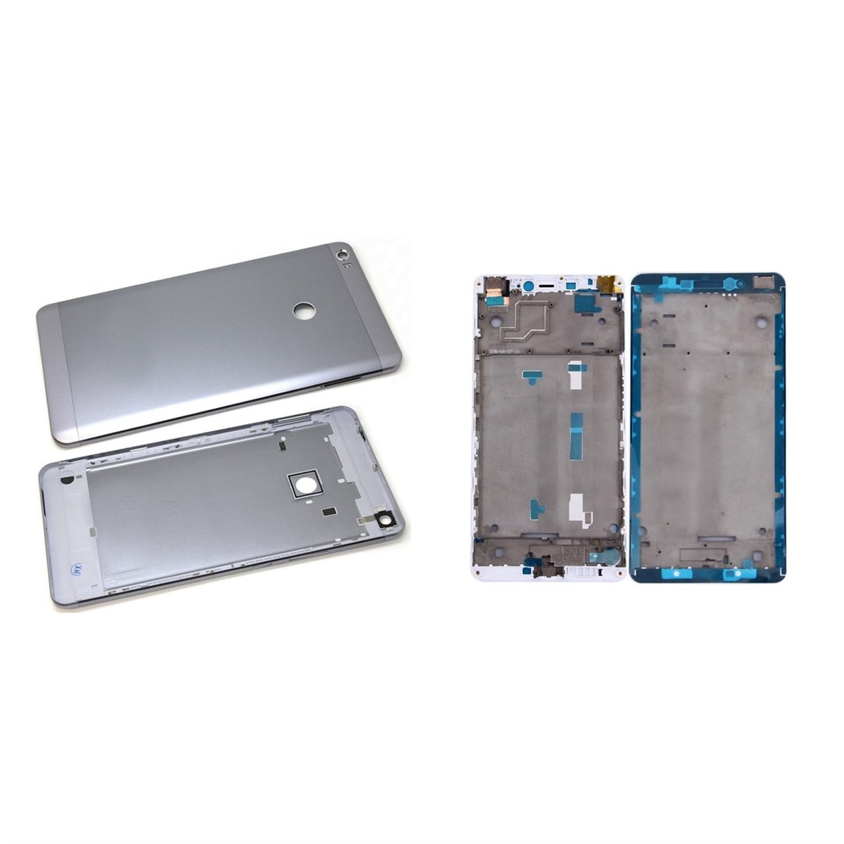 Xiaomi Mi Max Kasa Kapak Siyah Çıtalı