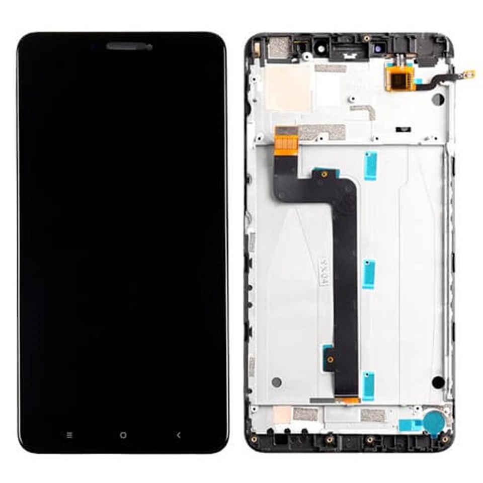 Xiaomi Mi Max Lcd Ekran Dokunmatik Siyah Çıtalı 