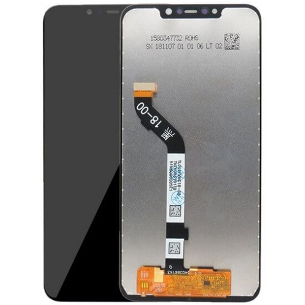 Xiaomi Pocophone F1 Lcd Ekran Dokunmatik Siyah Çıtasız