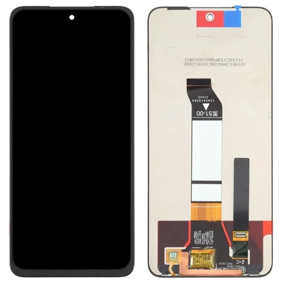 Xiaomi Redmi Note 10 Lcd Ekran Dokunmatik Siyah Çıtasız