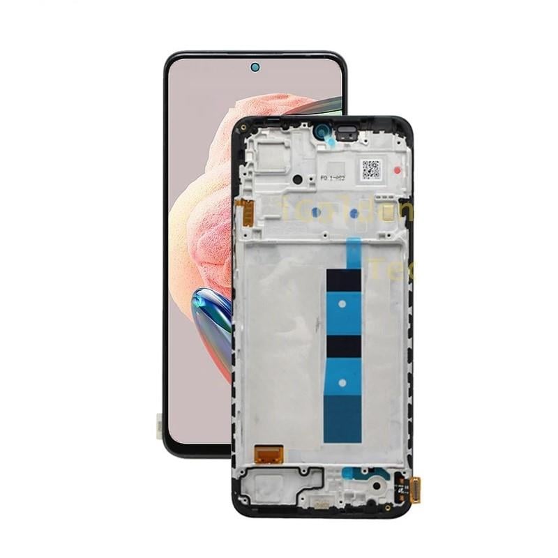 Xiaomi Redmi Note 12 Lcd Ekran Dokunmatik Siyah Çıtalı Oled