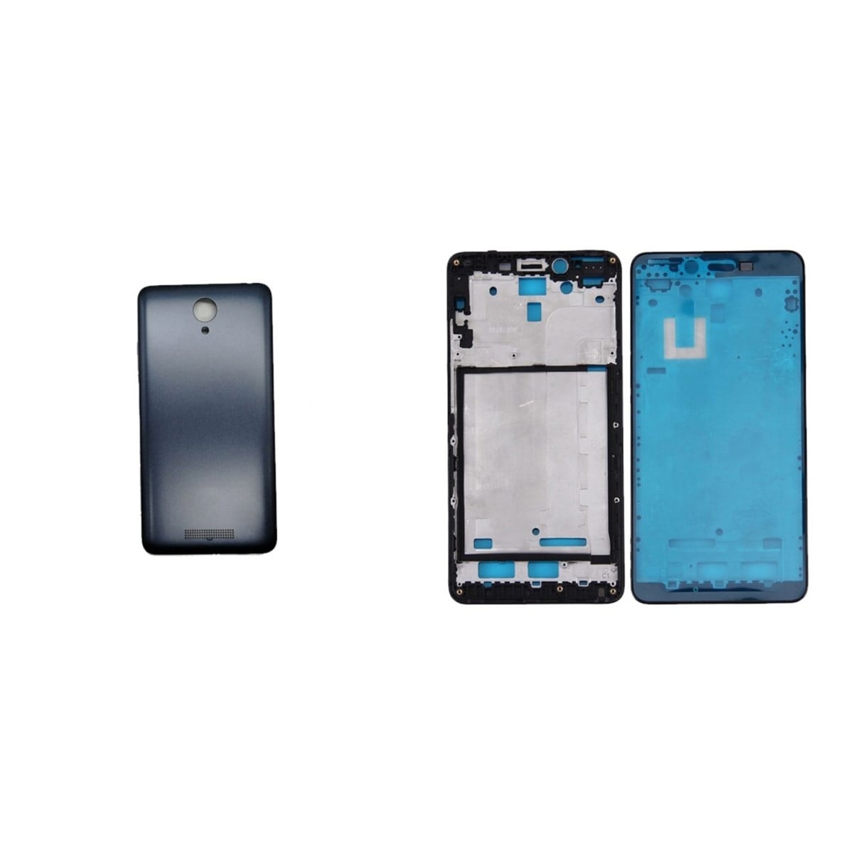 Xiaomi Redmi Note 2 Kasa Kapak Siyah Çıtalı