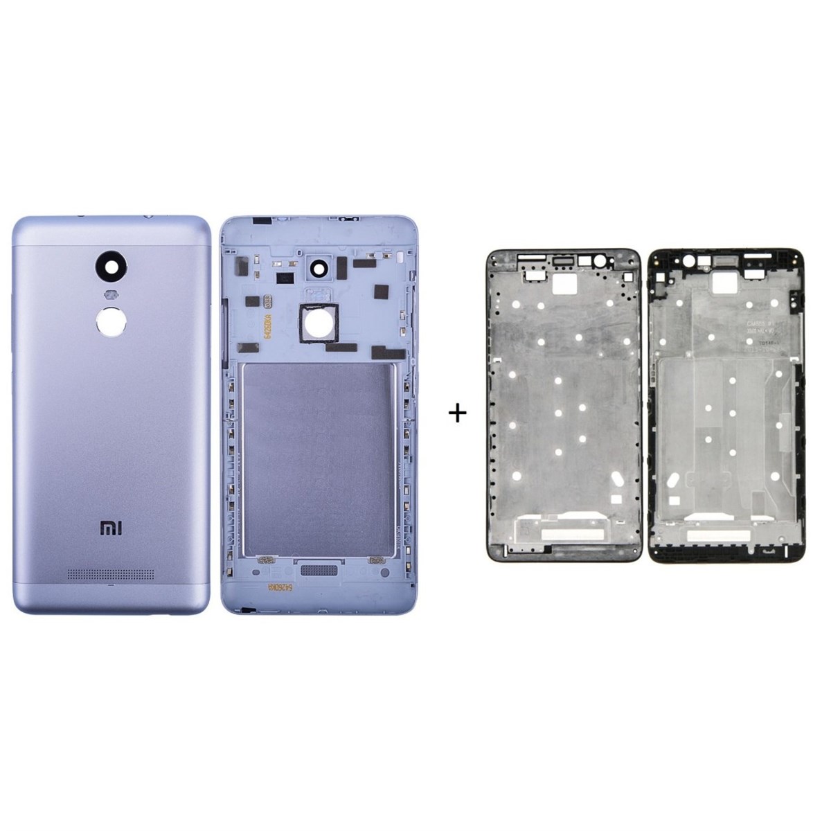 Xiaomi Redmi Note 3 Kasa Kapak Mavi Çıtalı