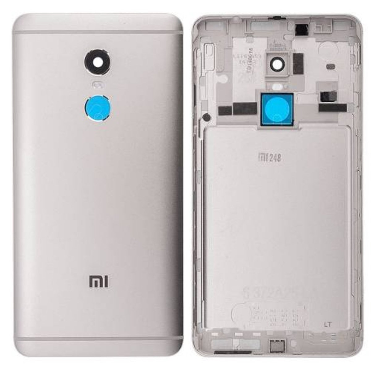 Xiaomi Redmi Note 4 Kasa Kapak Gümüş Çıtasız