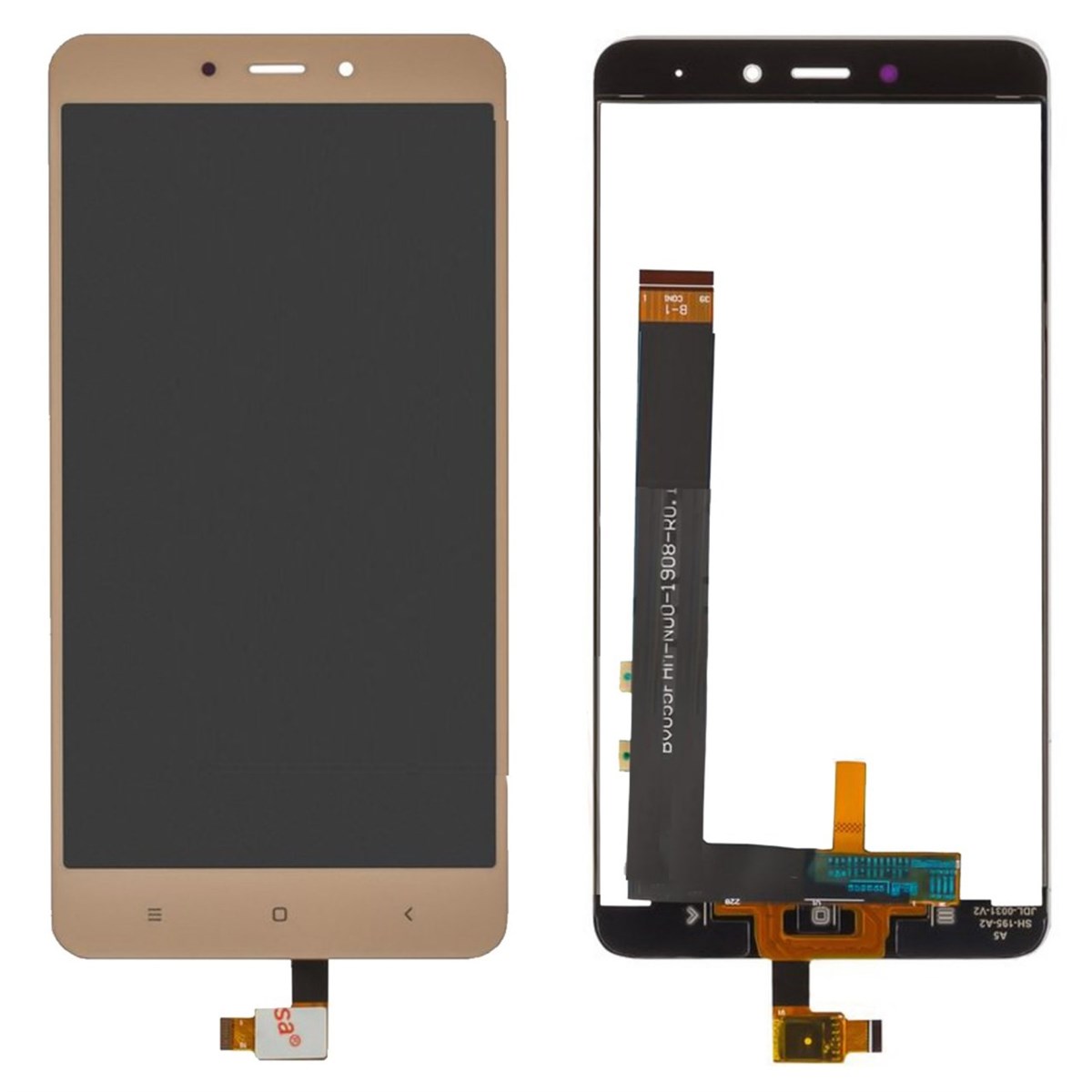 Xiaomi Redmi Note 4 Lcd Ekran Dokunmatik Gold Çıtasız