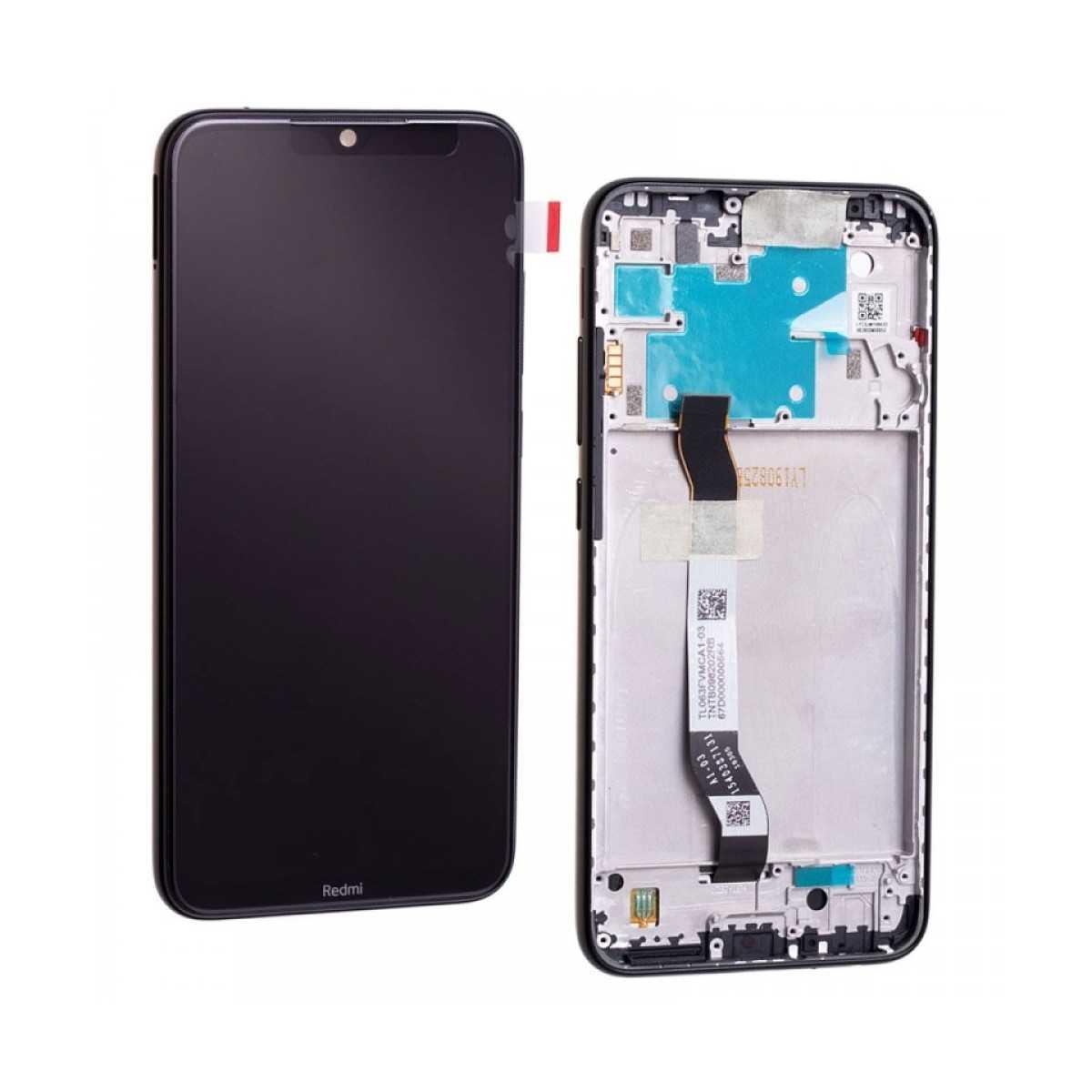 Xiaomi Redmi Note 8 Lcd Ekran Dokunmatik Siyah Çıtalı Servis