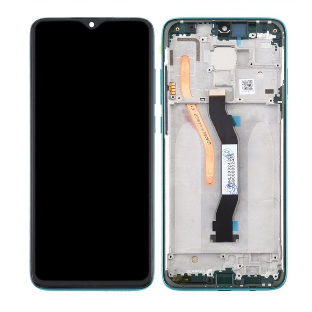 Xiaomi Redmi Note 8 Pro Lcd Ekran Dokunmatik Yeşil Çıtalı