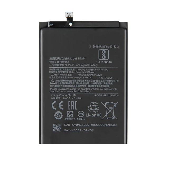 Xiaomi Redmi Note 9 Bn54 Batarya Pil