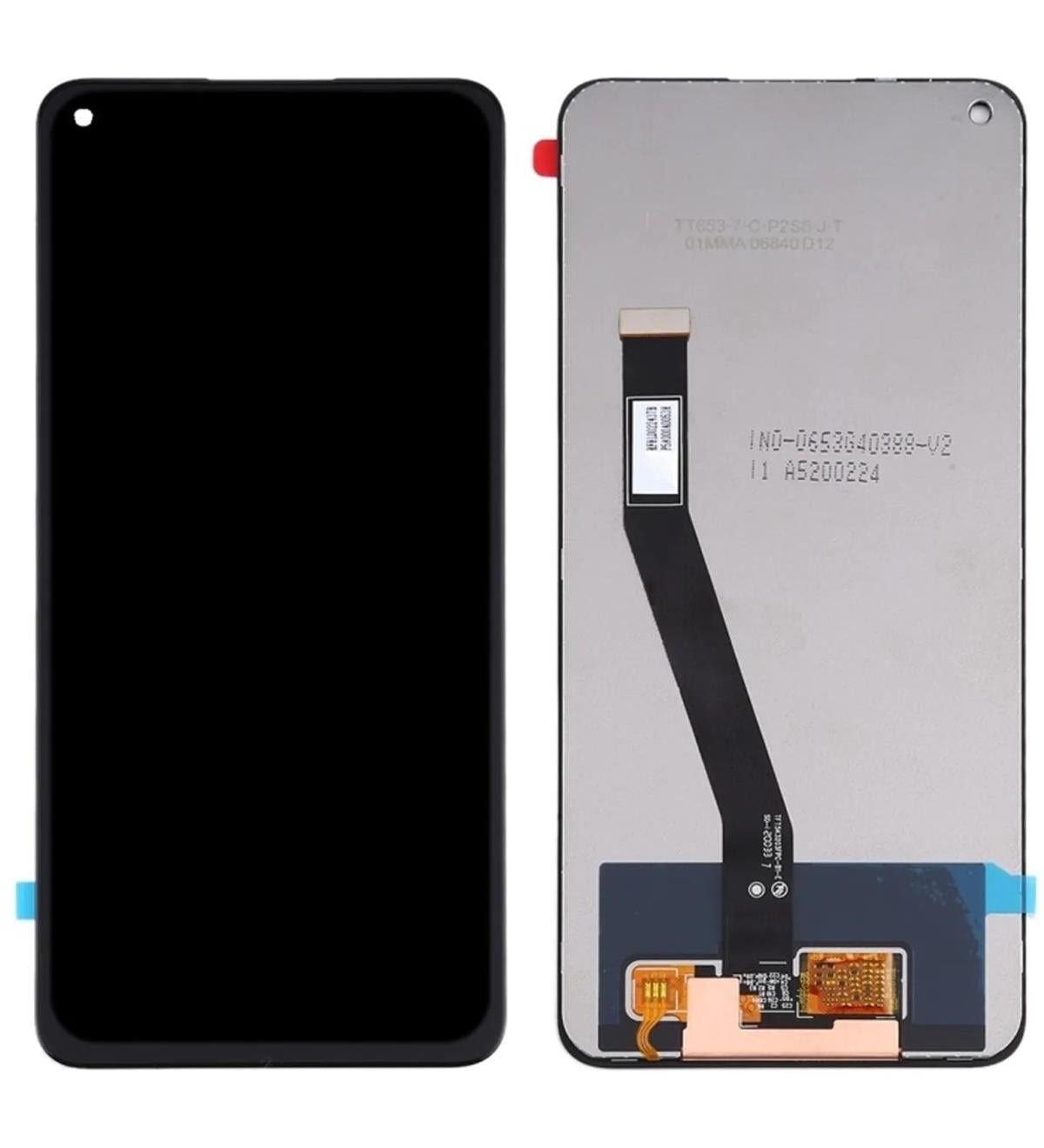 Xiaomi Redmi Note 9 Lcd Ekran Dokunmatik Siyah Çıtasız