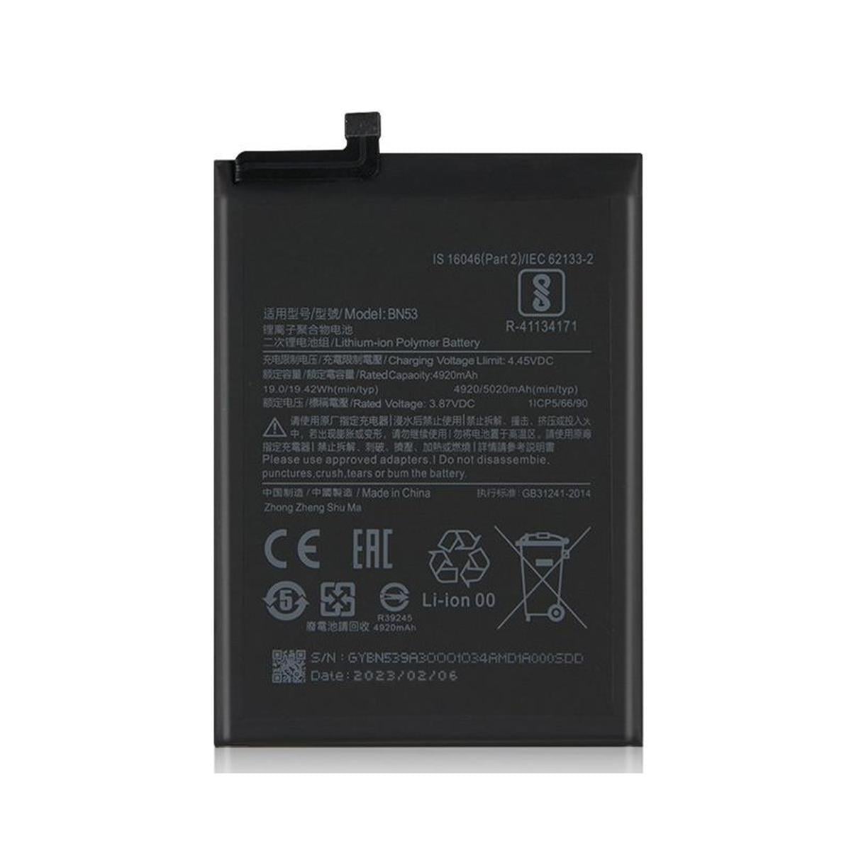 Xiaomi Redmi Note 9 Pro Bn53 Batarya Pil