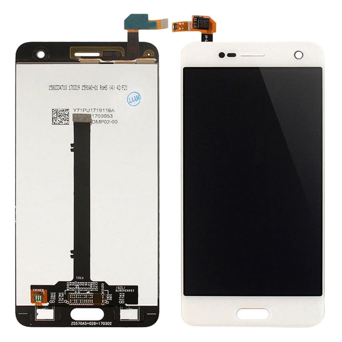 Zte Blade V8 Lcd Ekran Dokunmatik Beyaz Çıtasız
