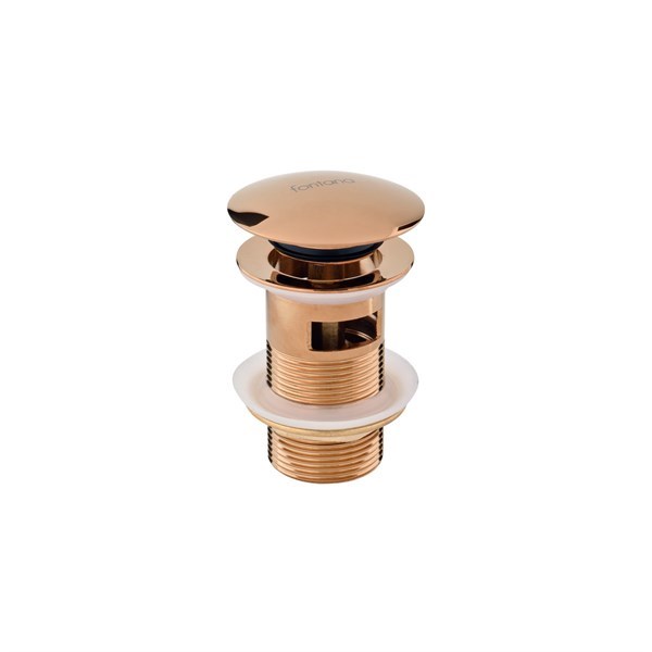 DR-03 Rose Gold Sifon Üst Takımı (Tahliye Delikli)