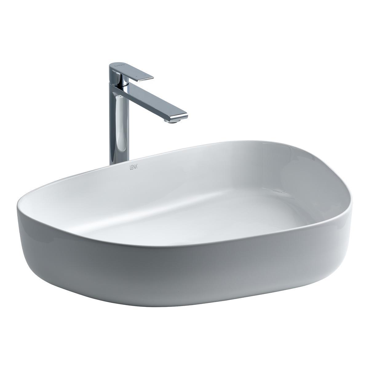 E-2107 Tezgah Üstü Porselen Lavabo