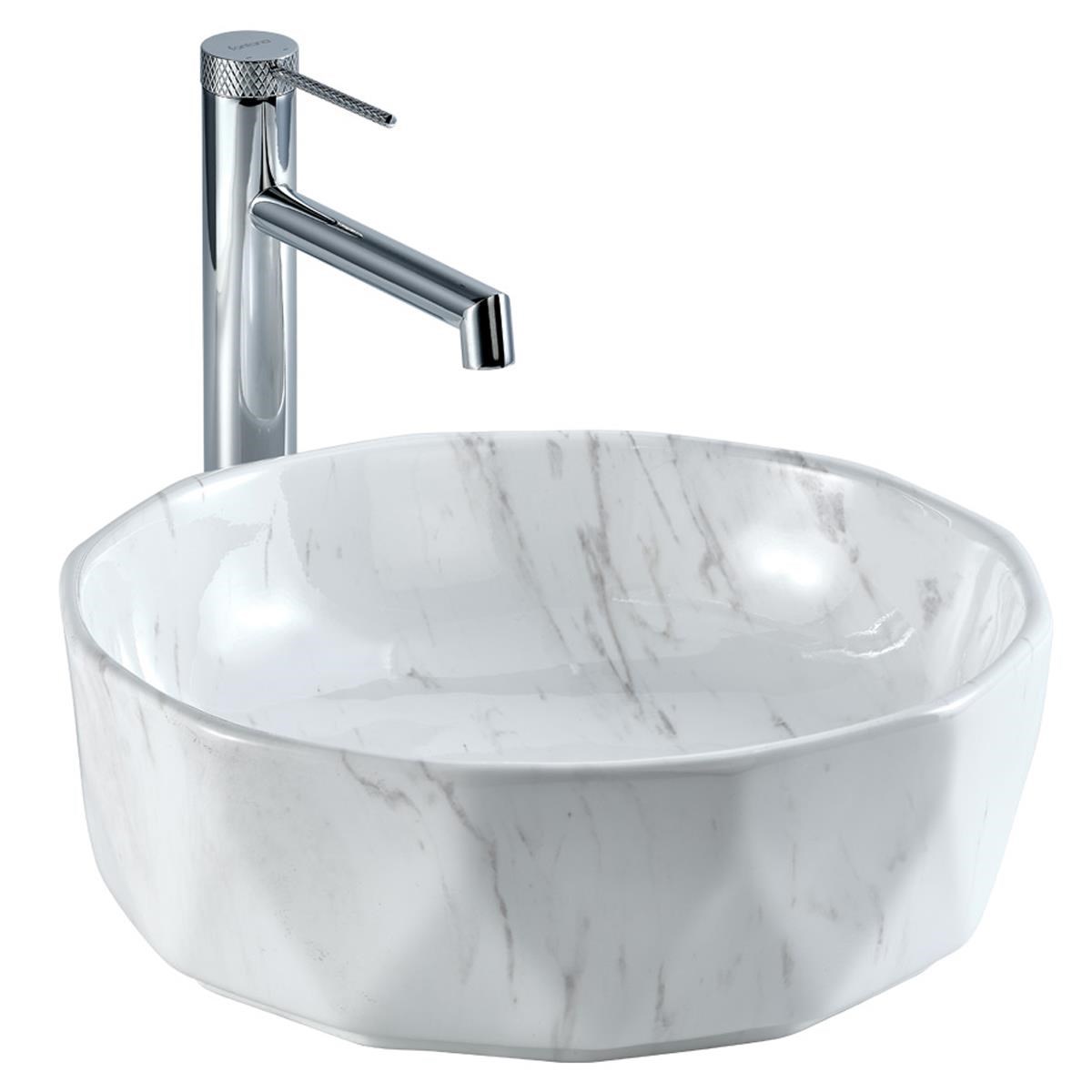 E-2110M3 Tezgah Üstü Porselen Lavabo