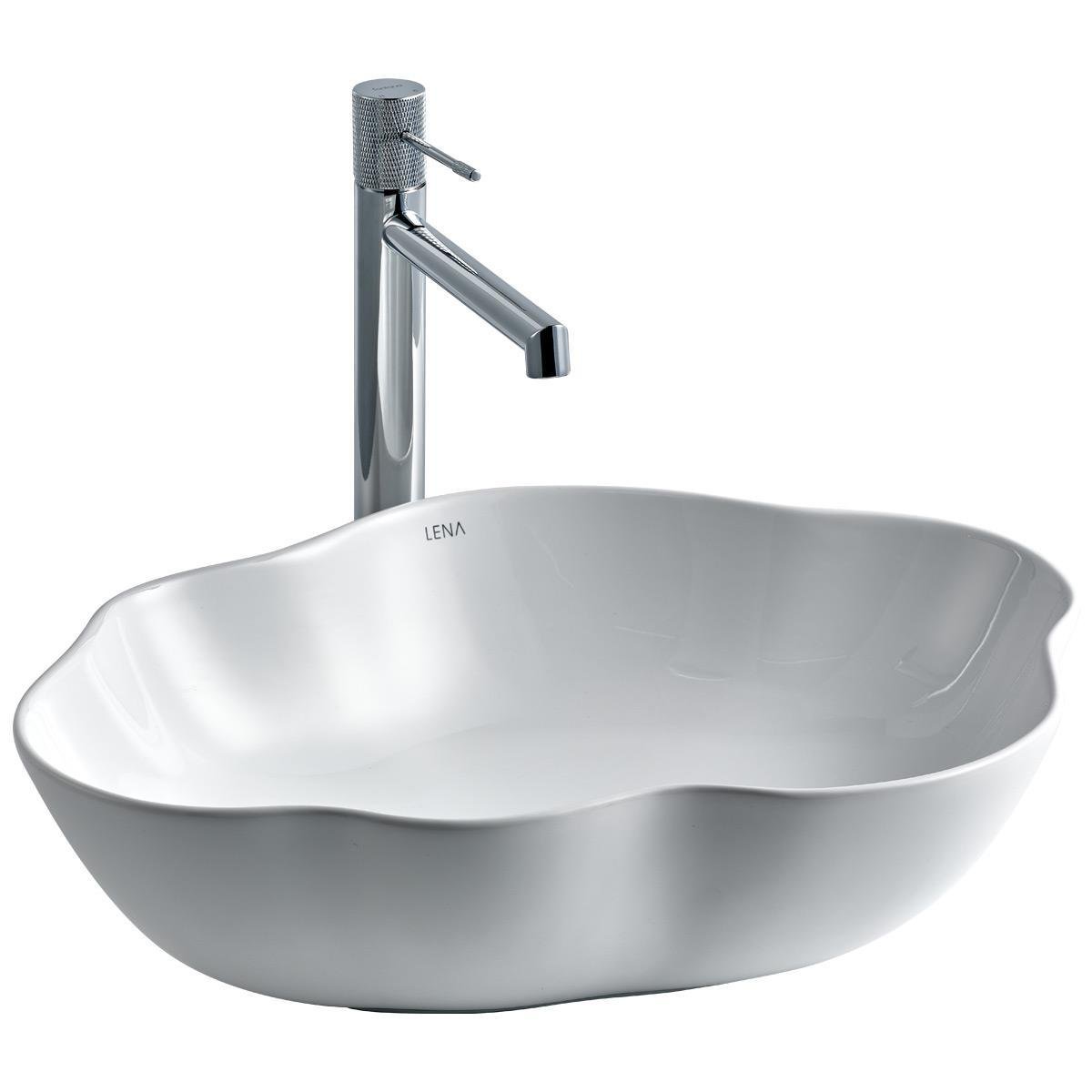 E-4163 Tezgah Üstü Porselen Lavabo