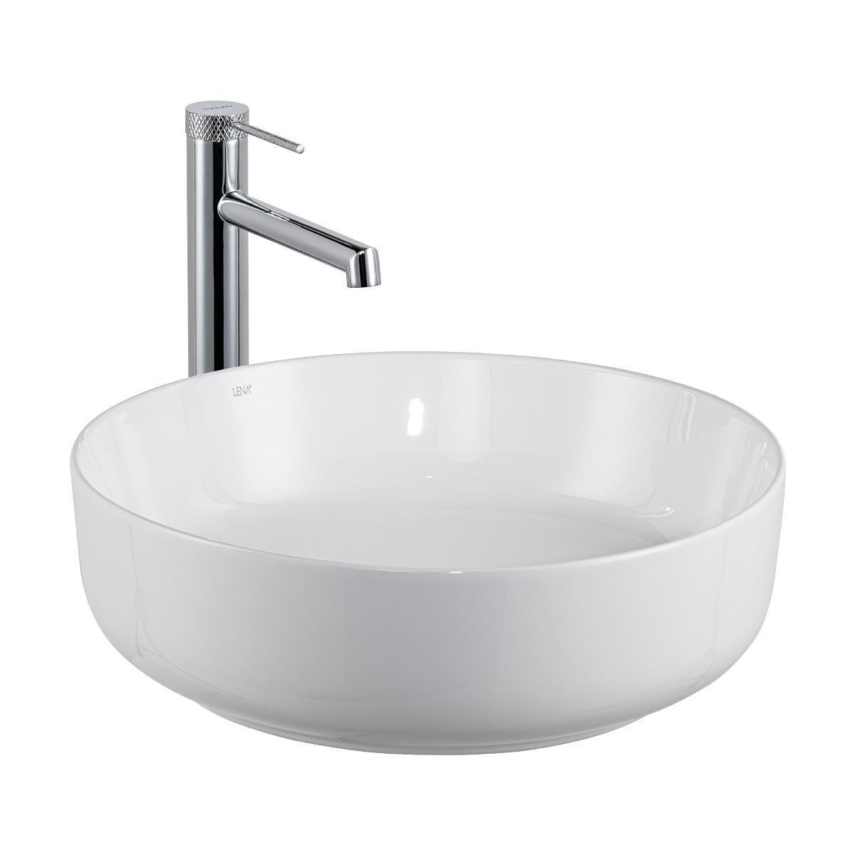 E-W1201 Tezgah Üstü Lavabo Beyaz