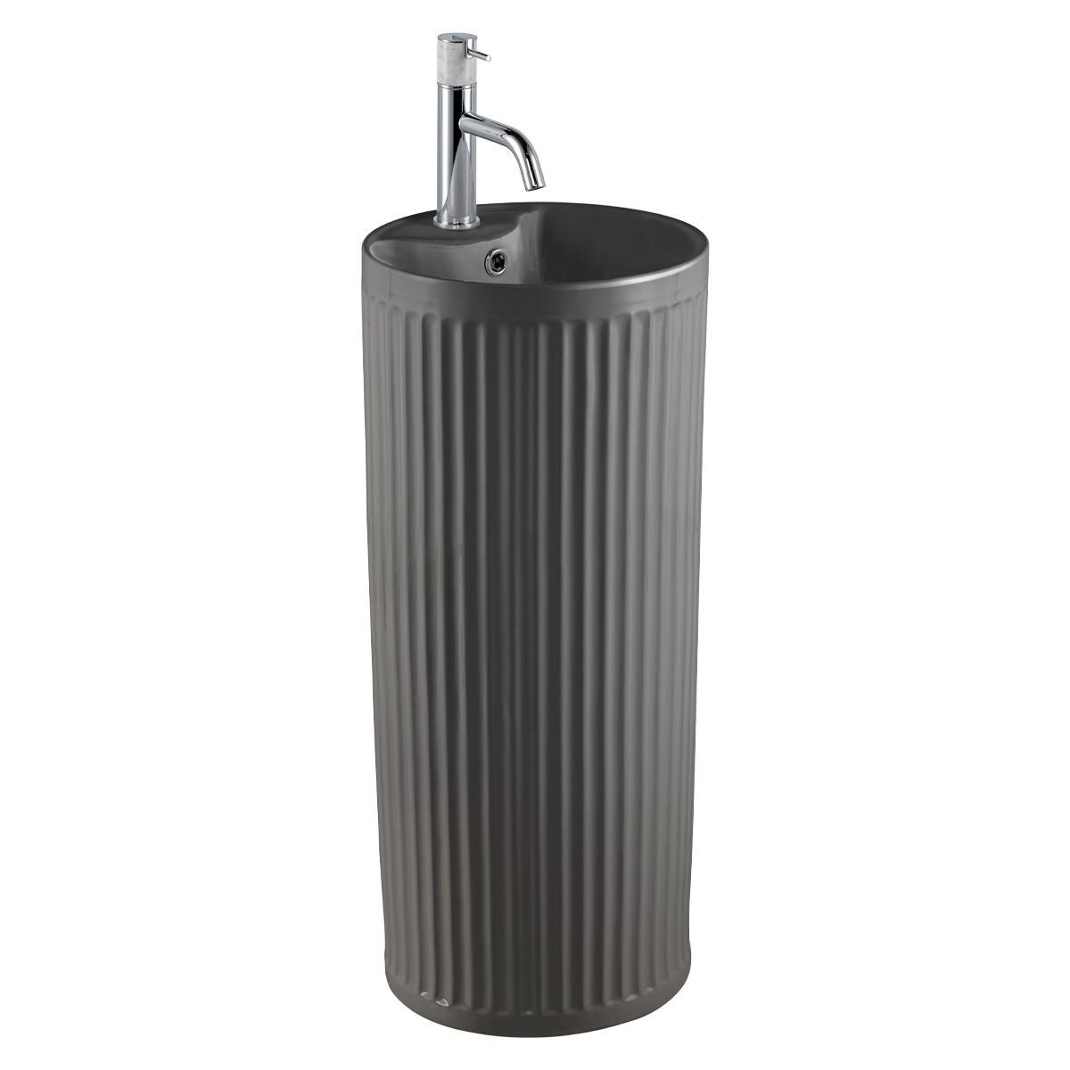 E-W310MF Mat Füme Monoblok Lavabo